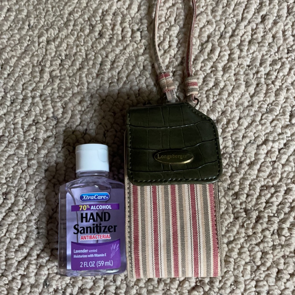 Longaberger Hand Sanitizer Holder